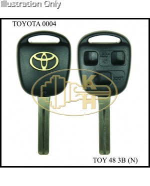 TOYOTA TOY48 3B KEYSHELL